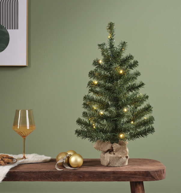 Kerstboom Everlands met LED verlichting 45cm – foto 6