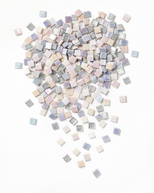 Mozaieksteentjes Folia 10x10mm glas iriserend – foto 2