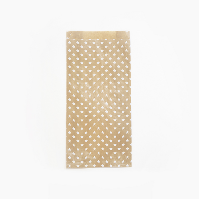 Cadeauzak Clairefontaine16x30x5cm kraft sterren 50 stuks
