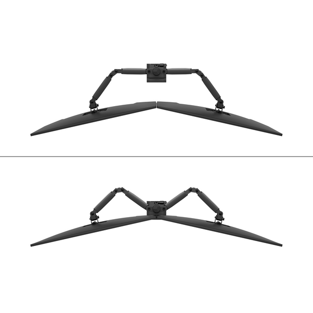 Monitorarm Neomounts NERO dual 10-32" zwart – foto 7