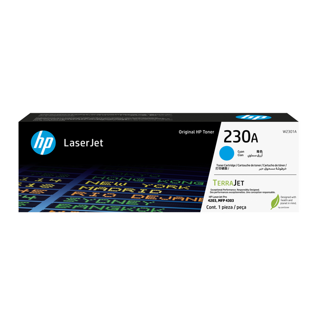 Tonercartridge HP W2301A 230A blauw