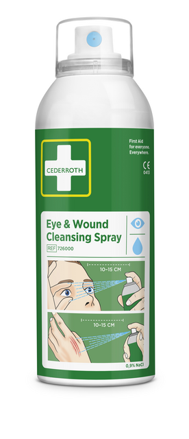 Oog en wondreinigende Spray Cederroth 150ml