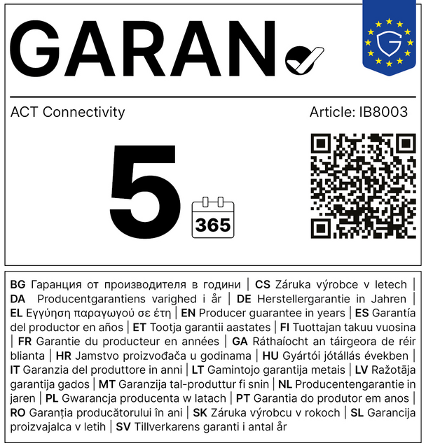 Kabel ACT U/UTP CAT6 patchkabel RJ45 Grijs 3 meter – foto 4