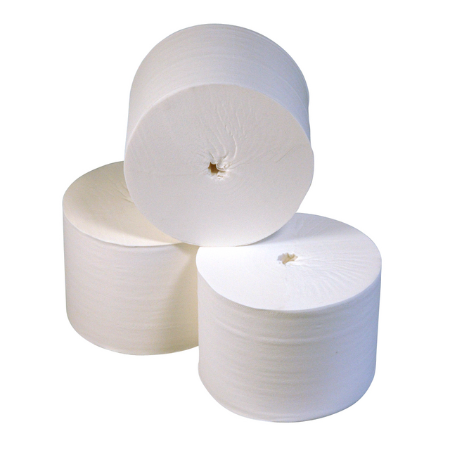 Toiletpapier Coreless 2-laags 104m wit – foto 3