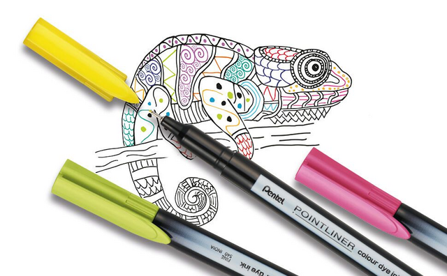Fineliner Pentel Pointliner S40-C fijn blauw – foto 4