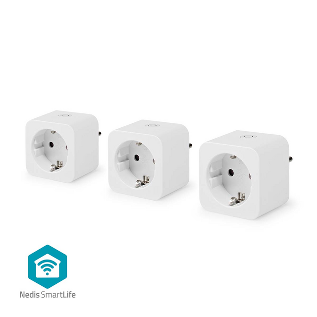 Slimme stekker Nedis Smartlife Wifi 3 stuks wit – foto 3