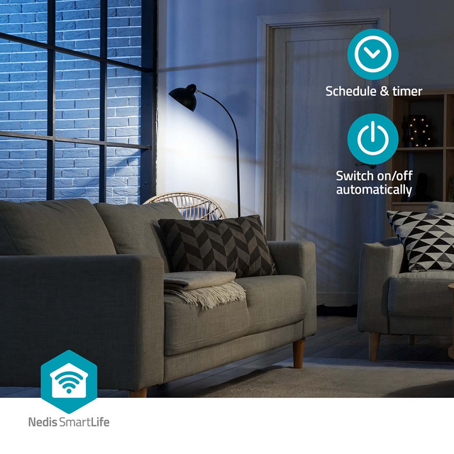 Slimme stekker Nedis Smartlife Wifi 3 stuks wit – foto 8
