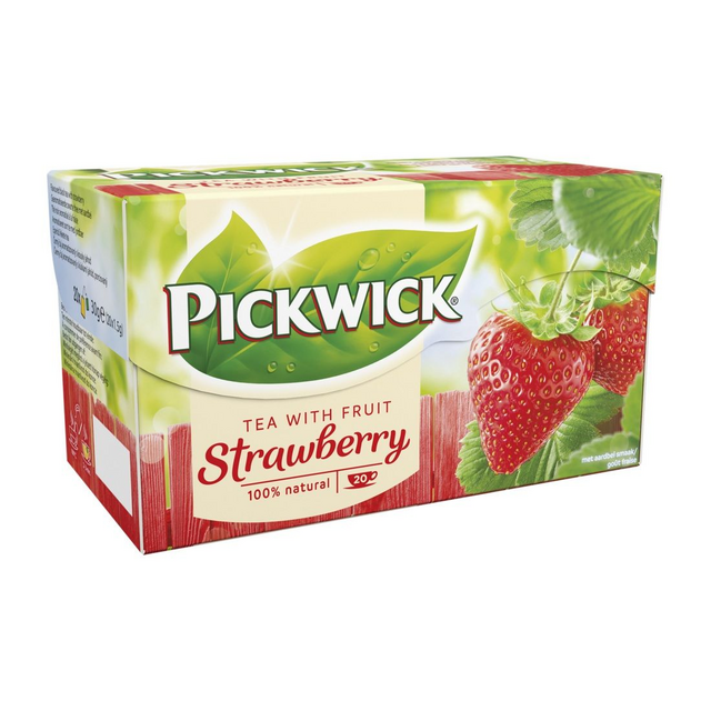 Thee Pickwick aardbei 20x1.5gr – foto 2