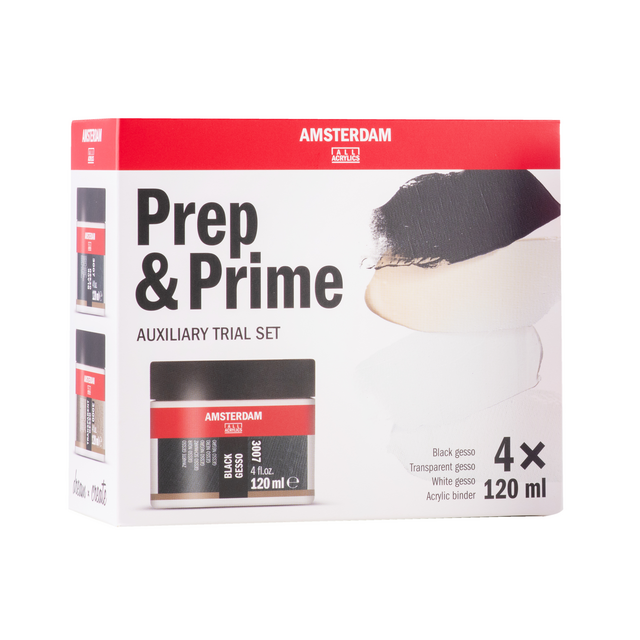 Mediumset Amsterdam Mini Prep & Prime set à 4 stuks 120ml