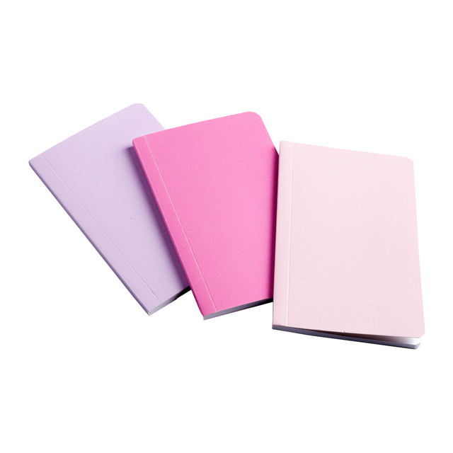Notitieboek Bruynzeel Teens A6 set à 3 glitterkleuren – foto 2