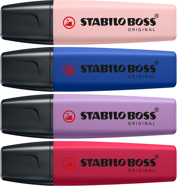 Markeerstift STABILO Boss Wildflower assorti 4 stuks – foto 3