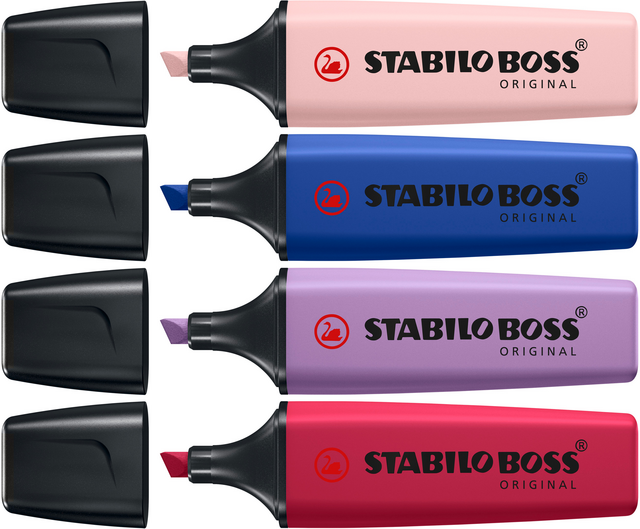Markeerstift STABILO Boss Wildflower display groot assorti – foto 2