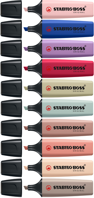 Markeerstift STABILO Boss Wildflower & Nature Colors ass deskset 10st – foto 3