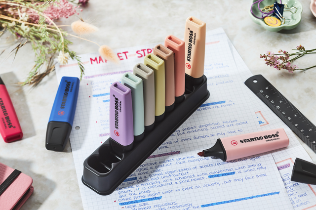 Markeerstift STABILO Boss Wildflower & Nature Colors ass deskset 10st – foto 5