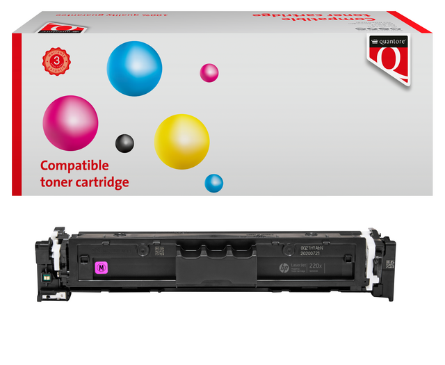 Tonercartridge Quantore alternatief tbv HP W2203X magenta