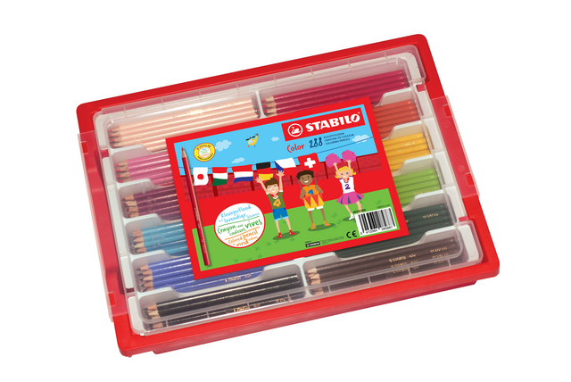 Kleurpotloden STABILO Color assorti classpack à 288 stuks