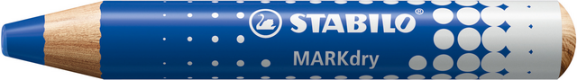 Whiteboardpotlood STABILO MARKdry incl 2 slijpers blauw classpack 30st – foto 2