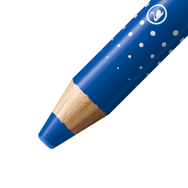Whiteboardpotlood STABILO MARKdry incl 2 slijpers blauw classpack 30st – foto 3