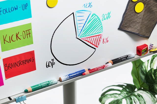Whiteboardpotlood STABILO MARKdry incl 2 slijpers blauw classpack 30st – foto 4