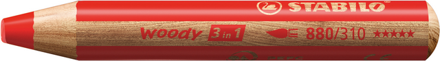 Kleurpotloden STABILO 882 woody 3 in 1 incl 2 slijpers classpack 48st – foto 2