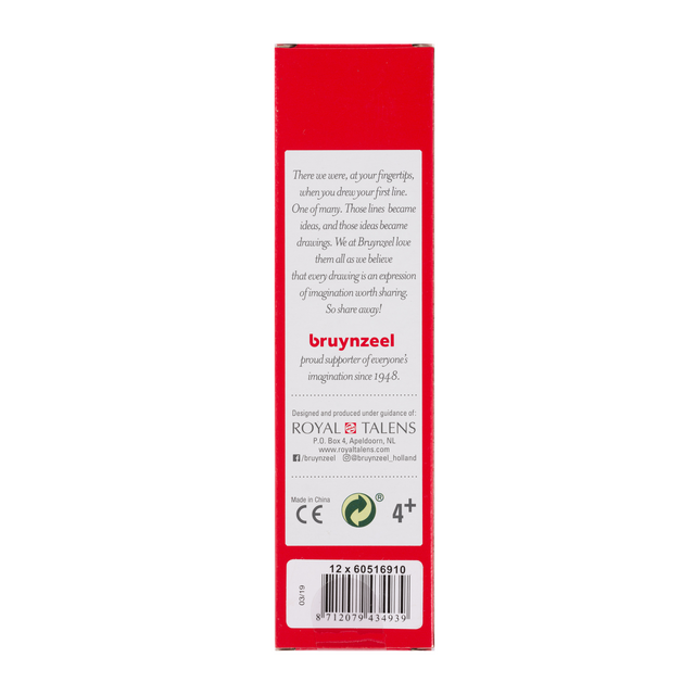 Kleurpotlood Bruynzeel Super 910 zwart – foto 3