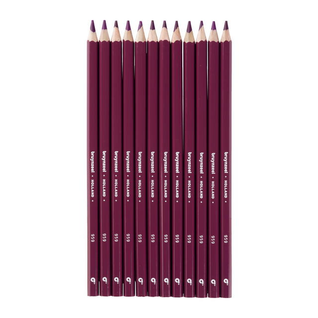 Kleurpotlood Bruynzeel Super 959 roodviolet – foto 4