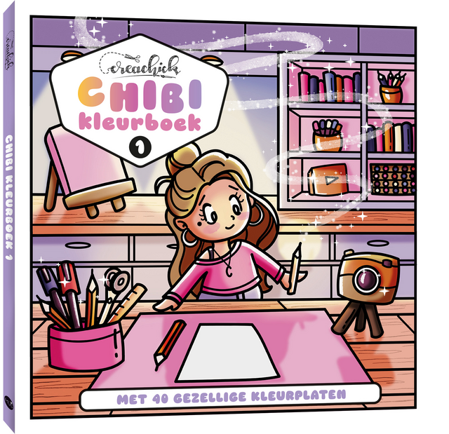 Kleurboek CreaChick Chibi
