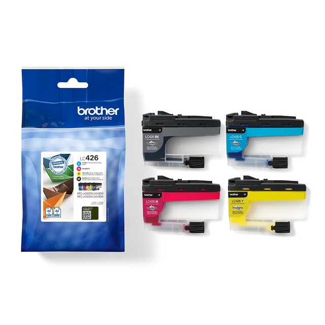 Inktcartridge Brother LC-426VAL zwart + 3 kleuren – foto 2