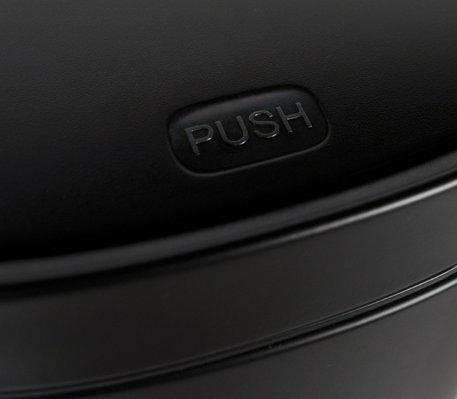 Afvalbak Desq Touch 50 liter RVS zwart – foto 3