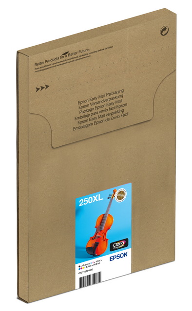 Inktcartridge Epson 250XL T16P84 zwart + 5 kleuren Easymail