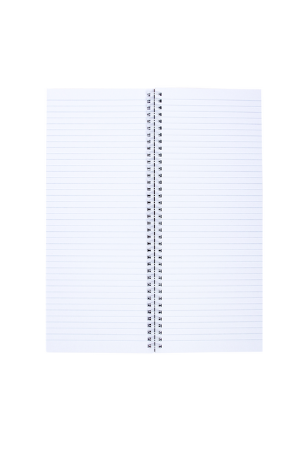 Notitieboek Quantore 135x330mm lijn 160blz 70gr spiraal oranje – foto 2