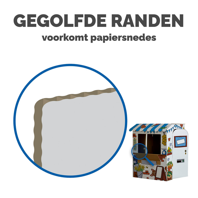 Kartonnen Marktkraam XL Bankers Box Play inkleurbaar – foto 3