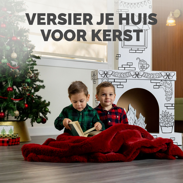 Kartonnen Openhaard XL Bankers Box Play inkleurbaar – foto 6
