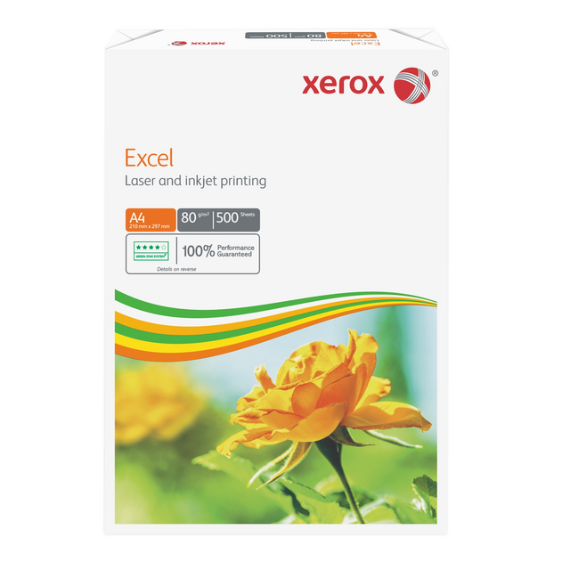 Kopieerpapier Xerox Excel A4 80gr wit 500 vel