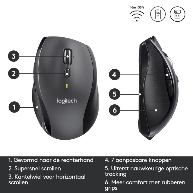 Muis Logitech M705 marathon – foto 2