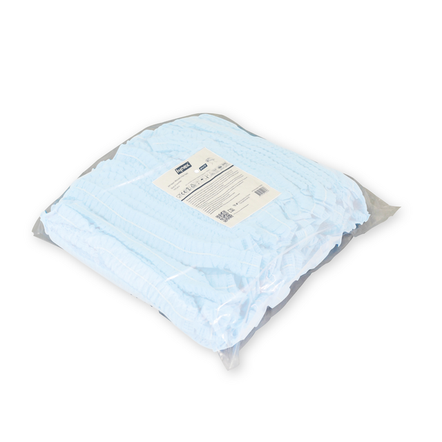 Haarnet Hynex clip non-woven wit pp 100 stuks