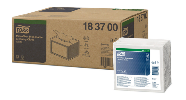 Microvezeldoek Tork Premium disposable 40 vel wit 183700 – foto 3