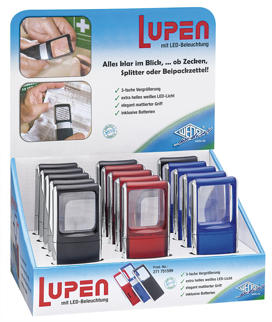 Loep WEDO met led-verlichting