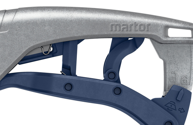 Veiligheidsmes Martor Secunorm 610 XDR trapezium 18mm zilver – foto 3