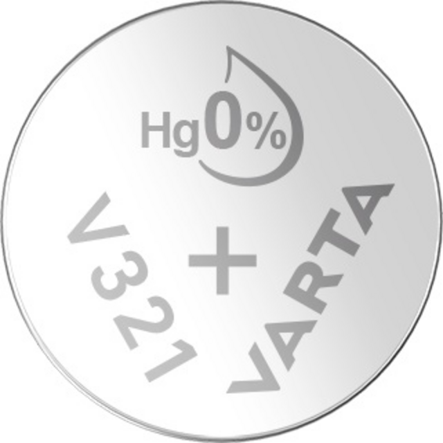 Batterij VARTA knoopcel 1x V321/SR65 zilver – foto 2