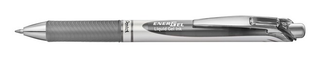 Gelschrijver Pentel BL77 Energel medium grijs