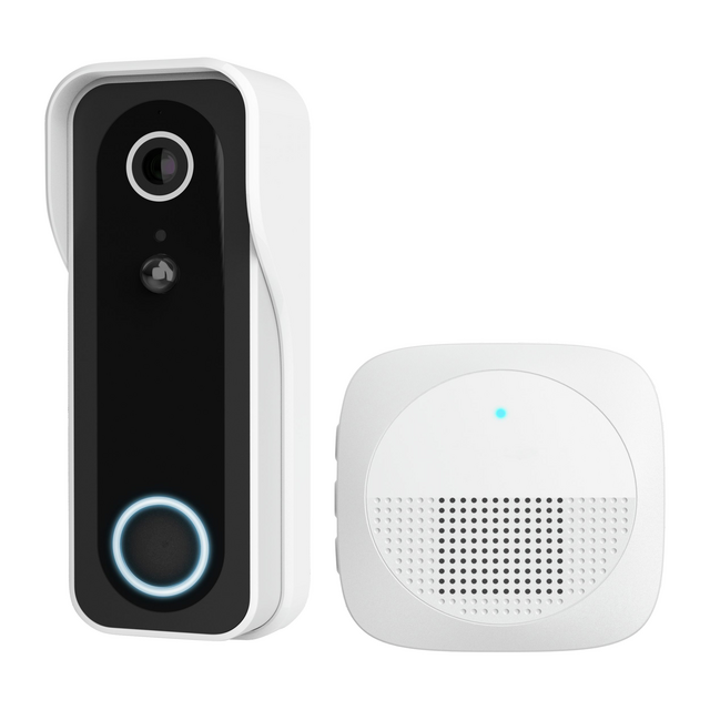 Deurbelcamera Trust DOORCAM-3000 Wi-Fi wit