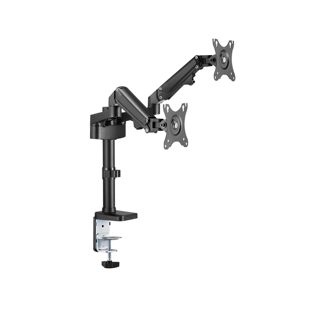 Monitorarm Neomounts DS70-750BL2 zwart 2 scherm – foto 3