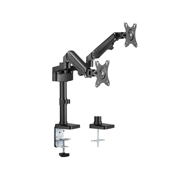 Monitorarm Neomounts DS70-750BL2 zwart 2 scherm – foto 6