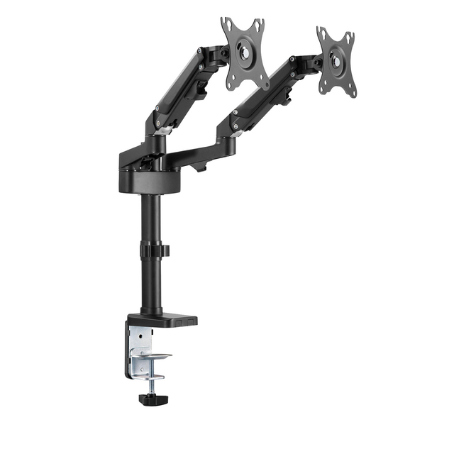 Monitorarm Neomounts DS70-750BL2 zwart 2 scherm – foto 9