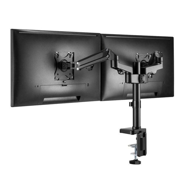 Monitorarm Neomounts DS70-750BL2 zwart 2 scherm – foto 10