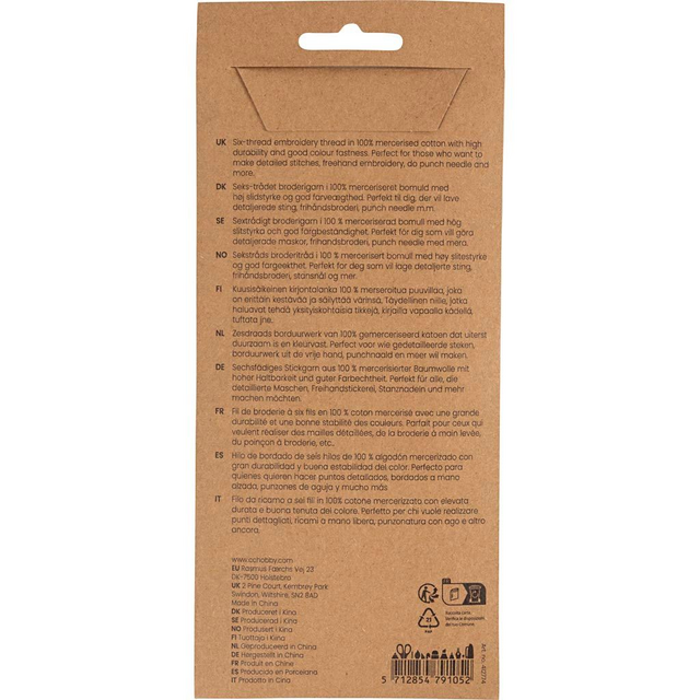 Borduurgaren Creativ Company 8mx1mm set à 10 kleuren – foto 3