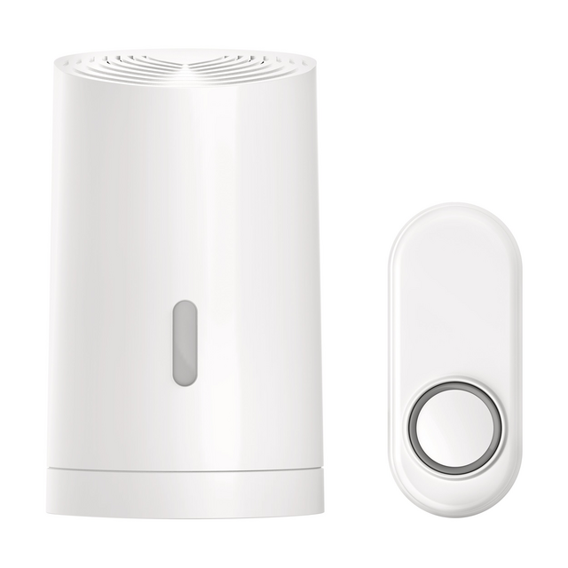 Draadloze deurbelset KlikAanKlikUit ACDB-9000AC wit