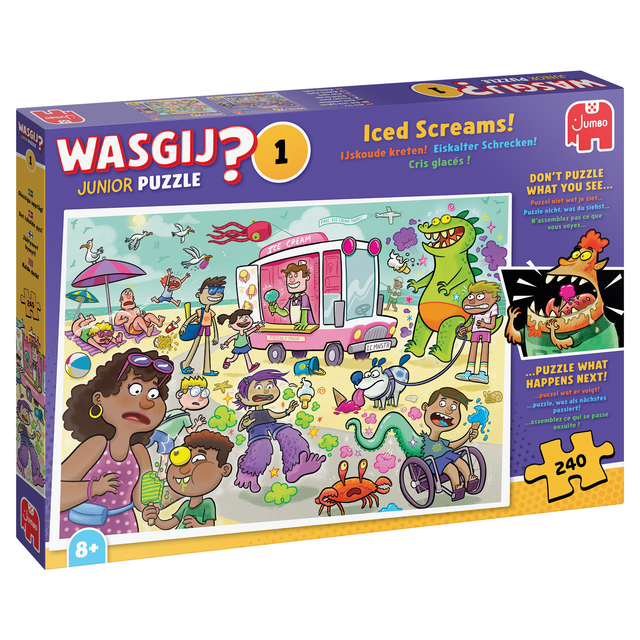 Puzzel Wasgij Junior 1 IJskoude kreten 240 st