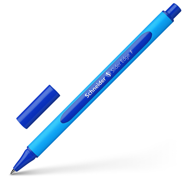 Balpen Schneider Slider Edge fijn blauw – foto 4